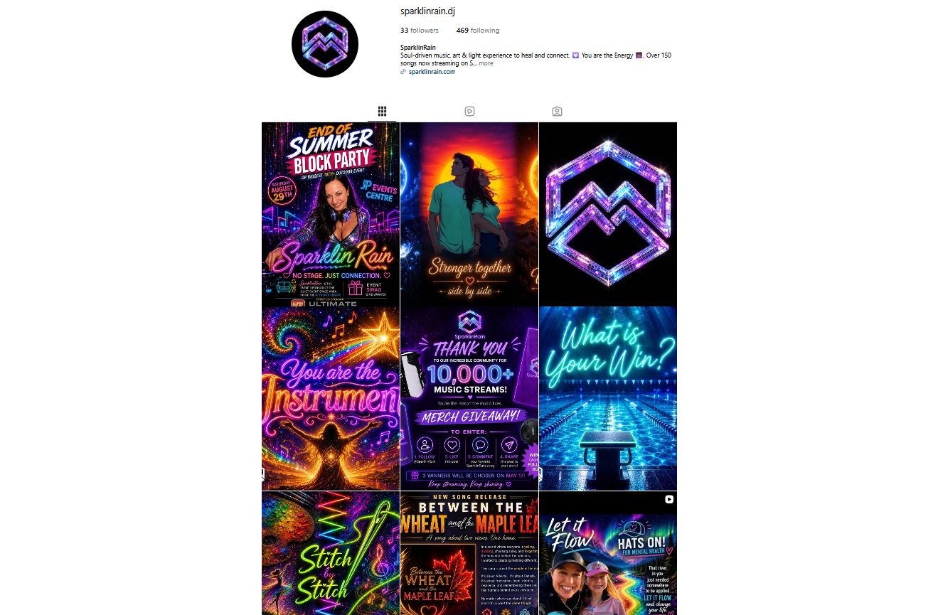 SparklinRain on Instagram