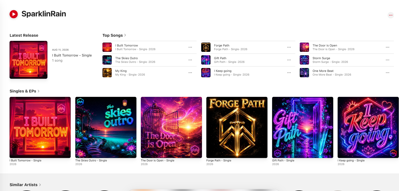 SparklinRain on Apple Music