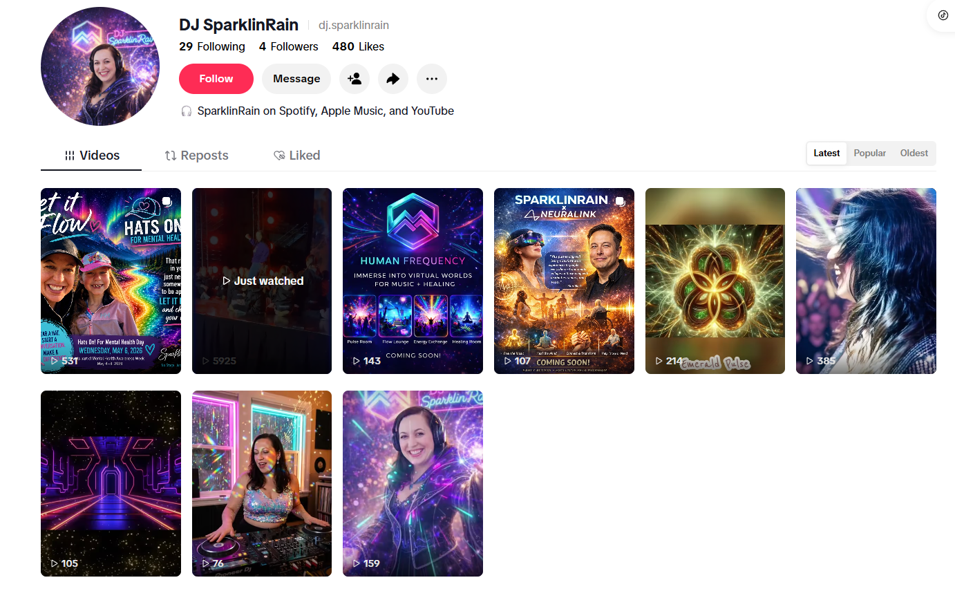 SparklinRain on TikTok